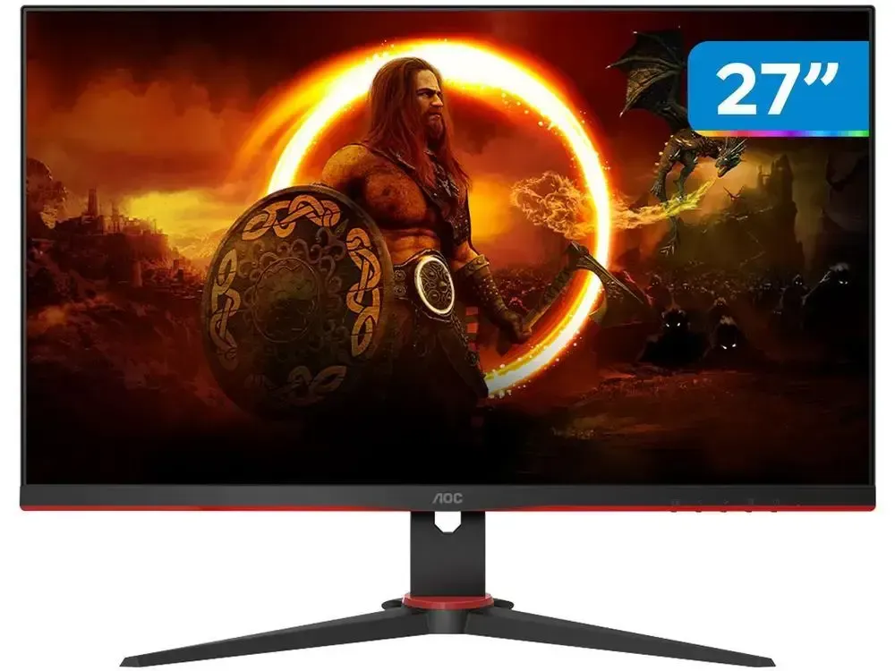 Monitor Gamer Aoc27g2e1 27&Quot; Full Hd Ips 100hz 1ms Hdmi Displayport